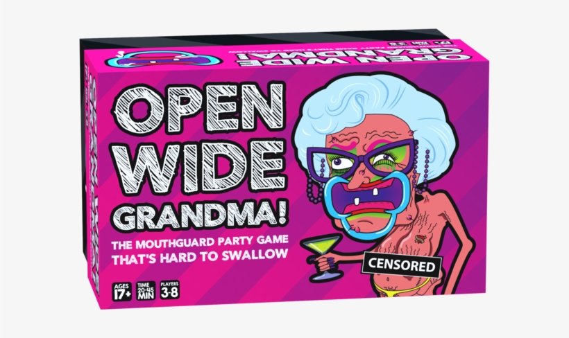 Open Wide Grandma The Mouthguard Party Game Thats Hard - Open Wide Grandma! Game The Mouthguard Party Game That's, transparent png #5448456