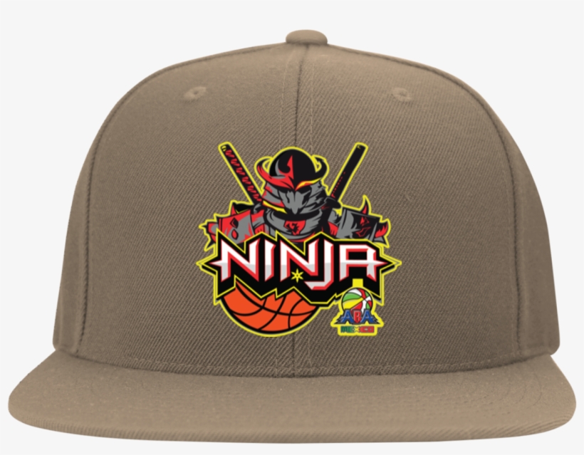 Ninja Head Wear Flat Bill Twill Flexfit Cap - T-shirt, transparent png #5448581