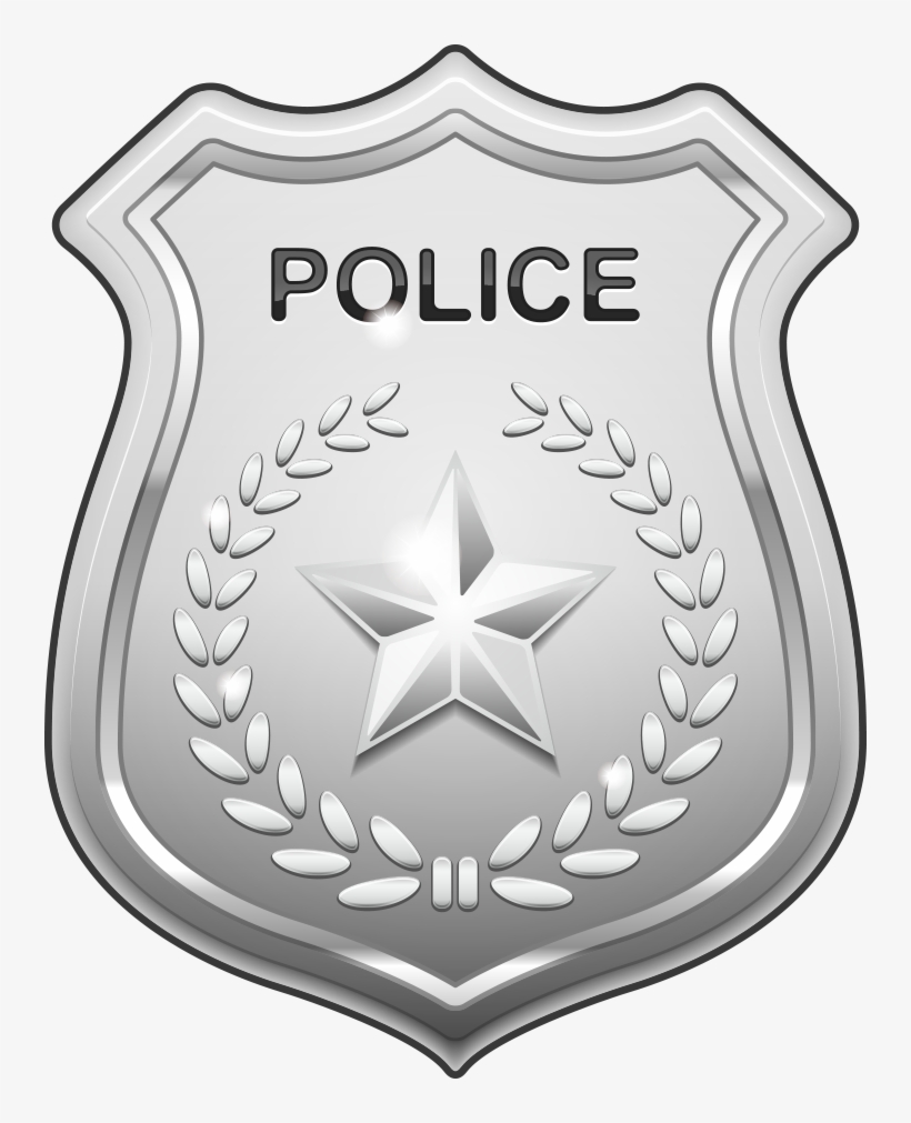 Police Officer Badge Clip Art - Transparent Police Badge Png, transparent png #5448584