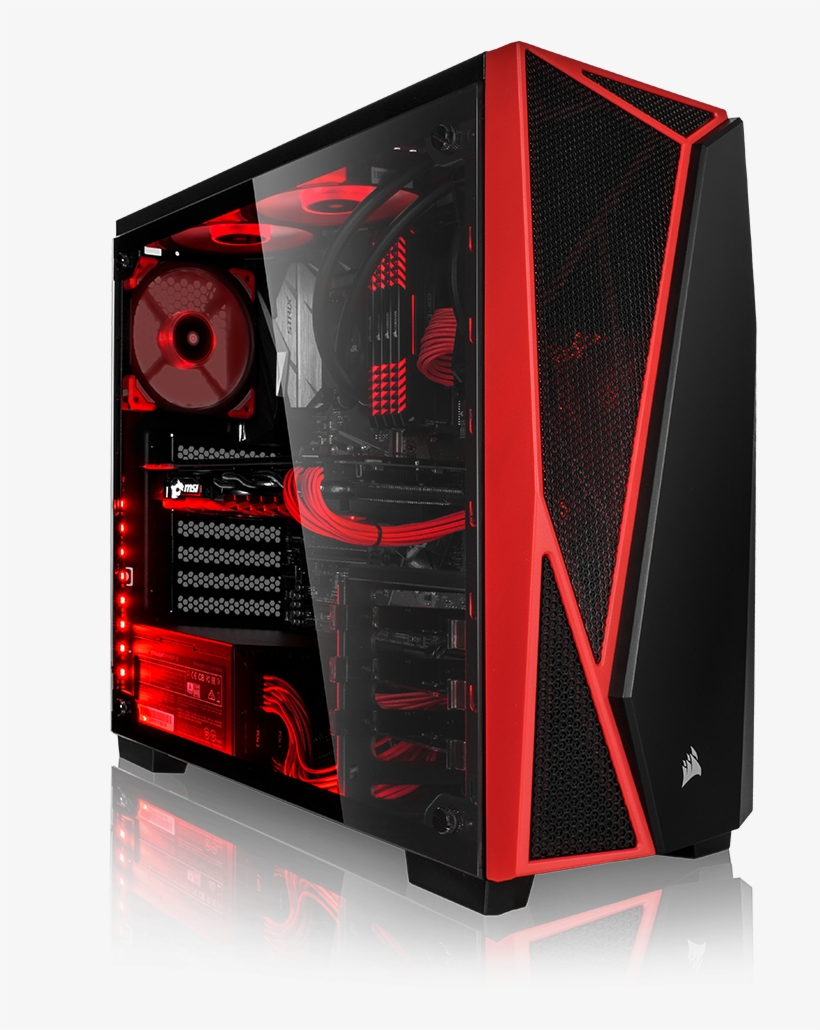 Gaming Pc Intel Core I7 Nightfighter Iv - Pc Gamer Png, transparent png #5448845
