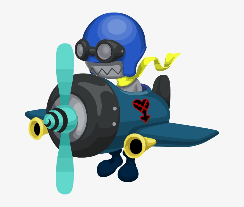 Aeroplane Khx - Kingdom Hearts Heartless Aeroplane, transparent png #5448927