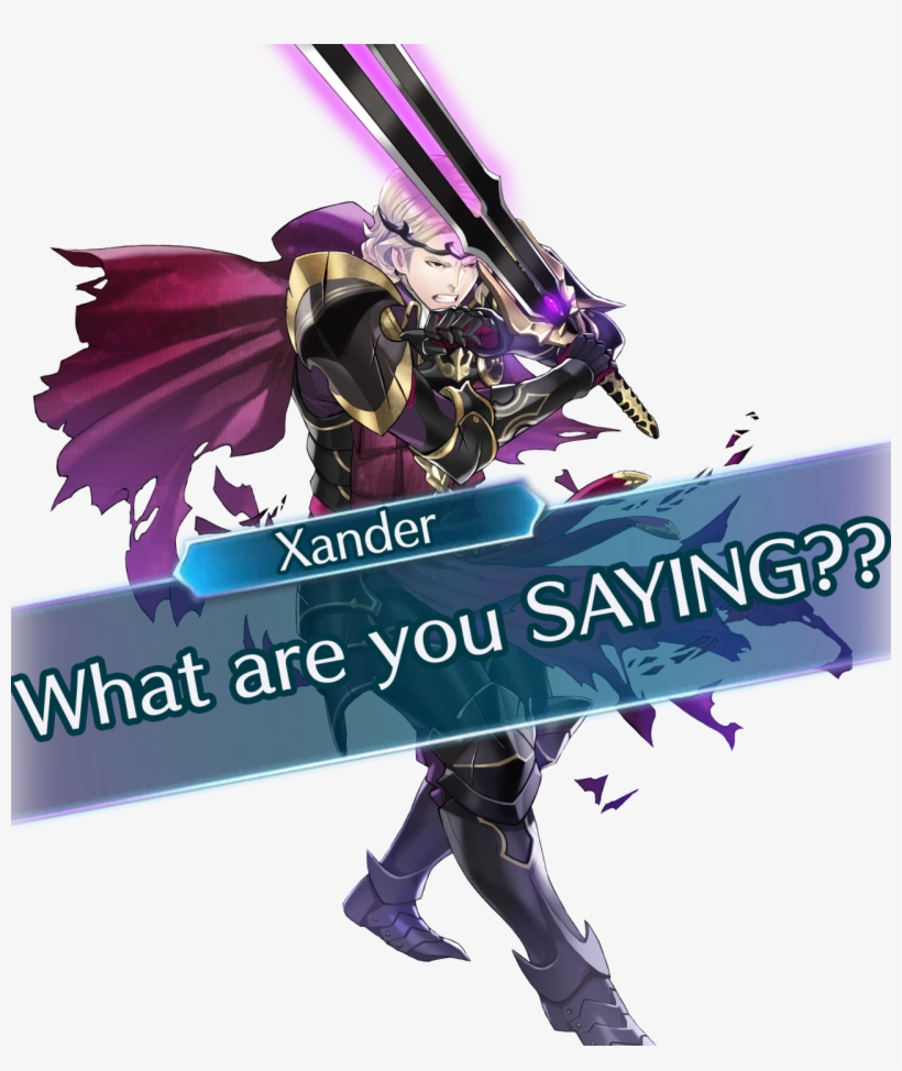 Elise With Glowing Eyes Saying “begonsth Thotith” And - Xander Fire Emblem Sword, transparent png #5450051