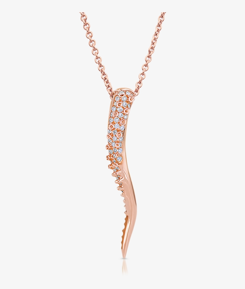 Tentacle Pendant With Diamonds - Unique Jewelry Moderne Edelstahlkette Mit Anhänger, transparent png #5450158