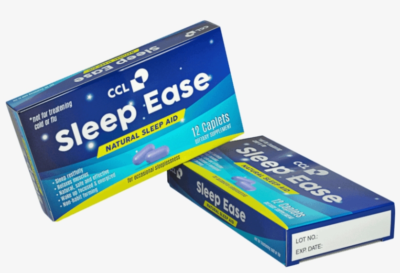 Over The Counter Sleep Aid Digital Folding Carton Over - Packaging And Labeling, transparent png #5450987