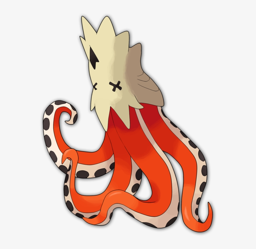 Clathroom, The Tentacle Funghi Fakemon By Xxdeviouspixelxx - Illustration, transparent png #5451141