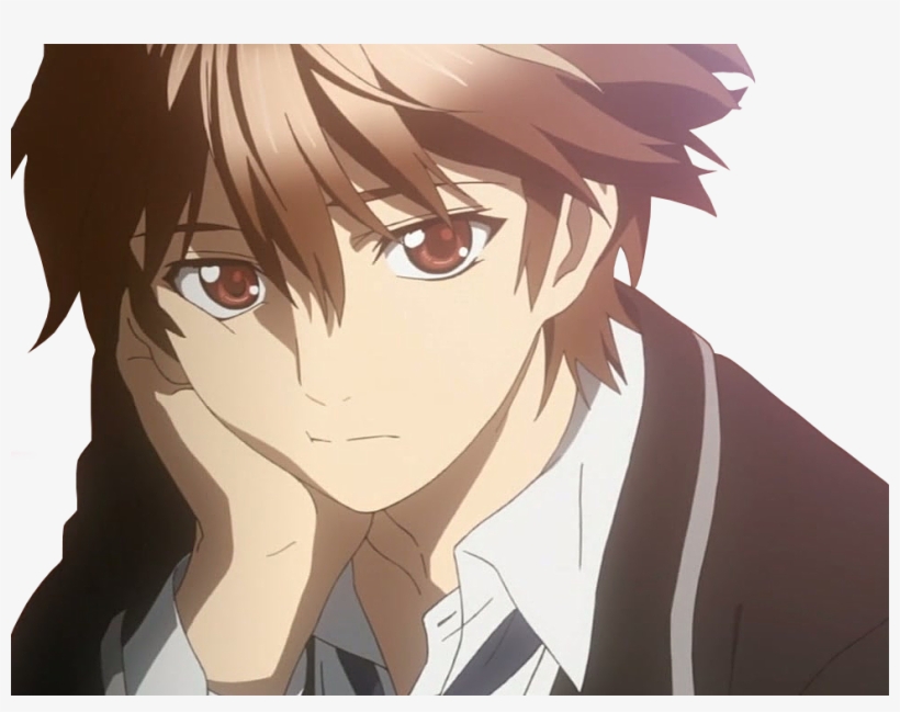 Anime Brown Hair Cute Anime Boy I Love Anime Guys Inori - Guilty Crown Shu, transparent png #5451903