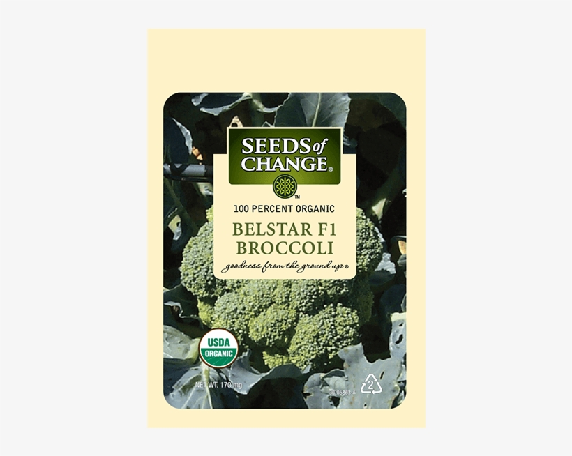 Organic Belstar F-1 Broccoli Seeds - Seeds Of Change, transparent png #5452043