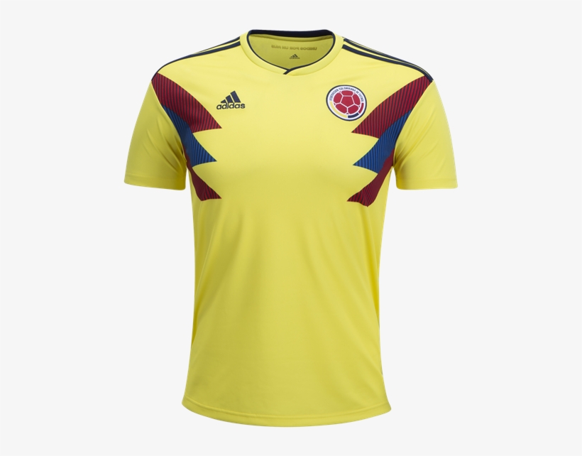 Colombia 2018 Home Soccer Jersey,men's National Team - Colombia World Cup Shirt 2018, transparent png #5452647