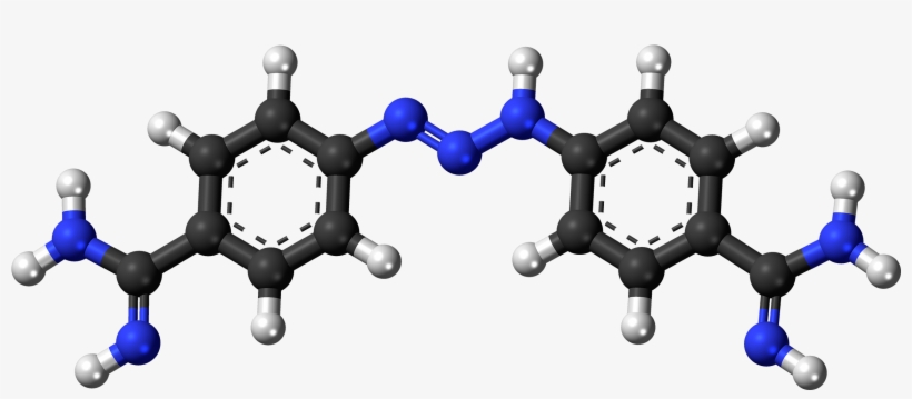 Diminazen 3d Ball - Amine Compounds (chemical Compounds), transparent png #5453583