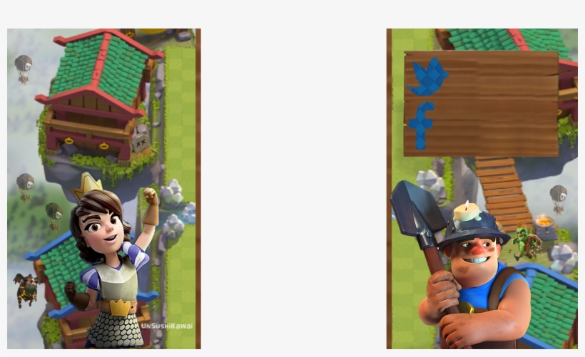 Overlay Clash Royale - Clash Royale 1920x1080 Overlay, transparent png #5453712