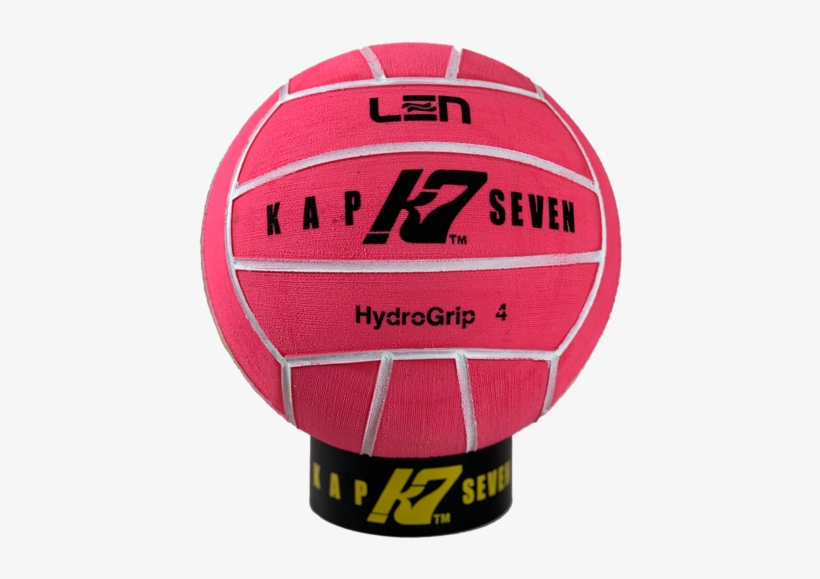 Kap7 Size 4 Hydrogrip Pink Water Polo Ball, transparent png #5453952