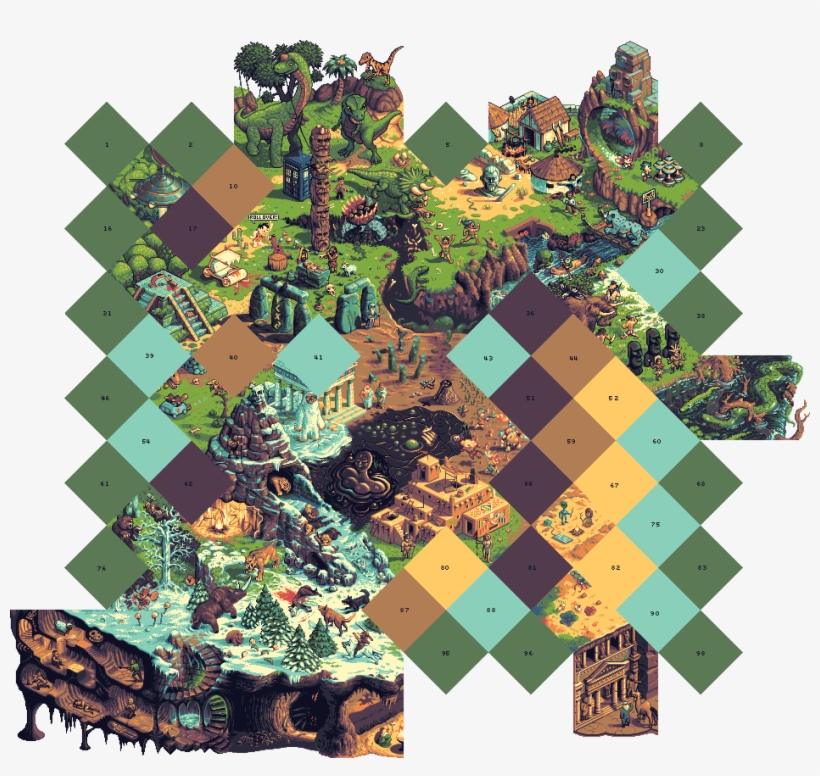 Pixel Joint's Traditional Isometric Collaboration Project, transparent png #5454227