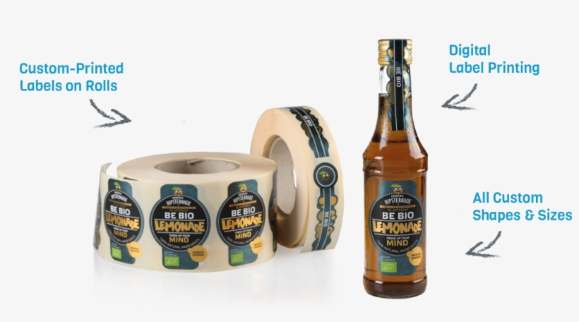 Self Adhesive Labels For Brands And Businesses Of All - Printing, transparent png #5454347
