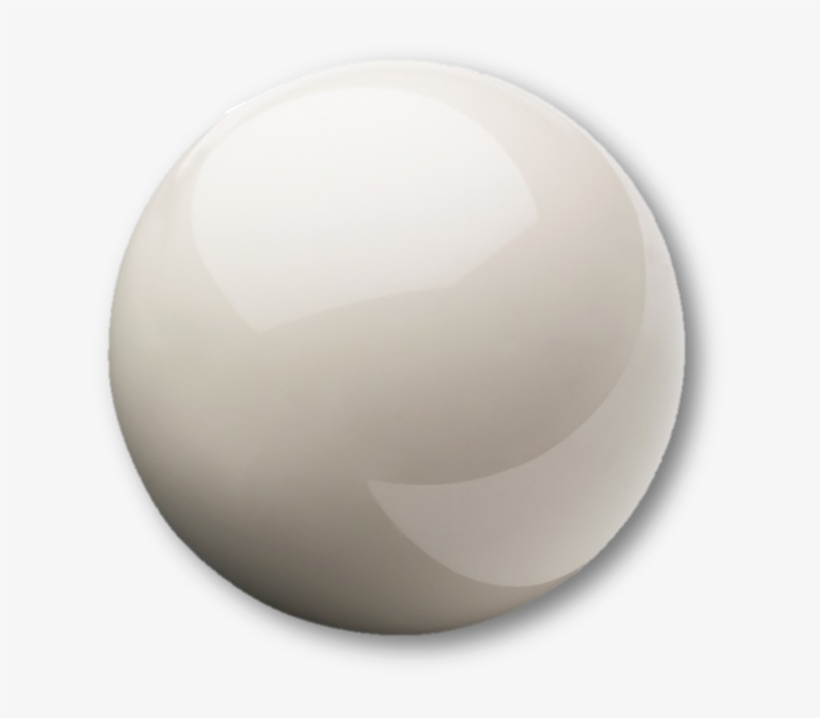 Kugel Transparent Images Pluspng - Pool Ball White Png, transparent png #5455095