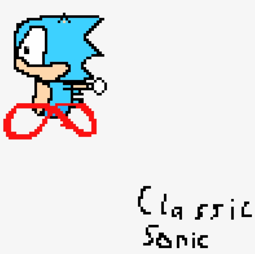 Classic Sonic Made By, transparent png #5455282