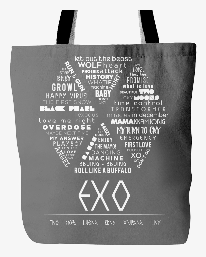 Exo-m "logo" - Tote Bag Got7, transparent png #5456621