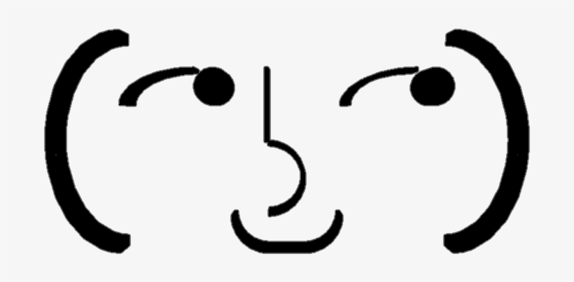 A Lenny Face I Made Free Transparent Png Download Pngkey - pikachu roblox lenny