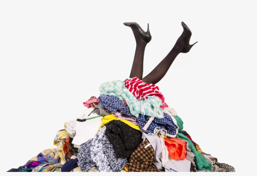 Pile Of Clothes - Hot Mess: A Practical Guide To Getting Organized, transparent png #5458685