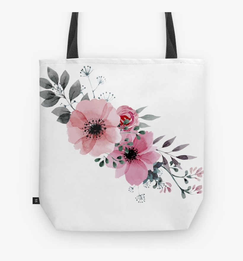 Bolsa Flores Rosas De Bárbara Diasna - Happy 50th Birthday: Birthday Party Guest Book [book], transparent png #5459246