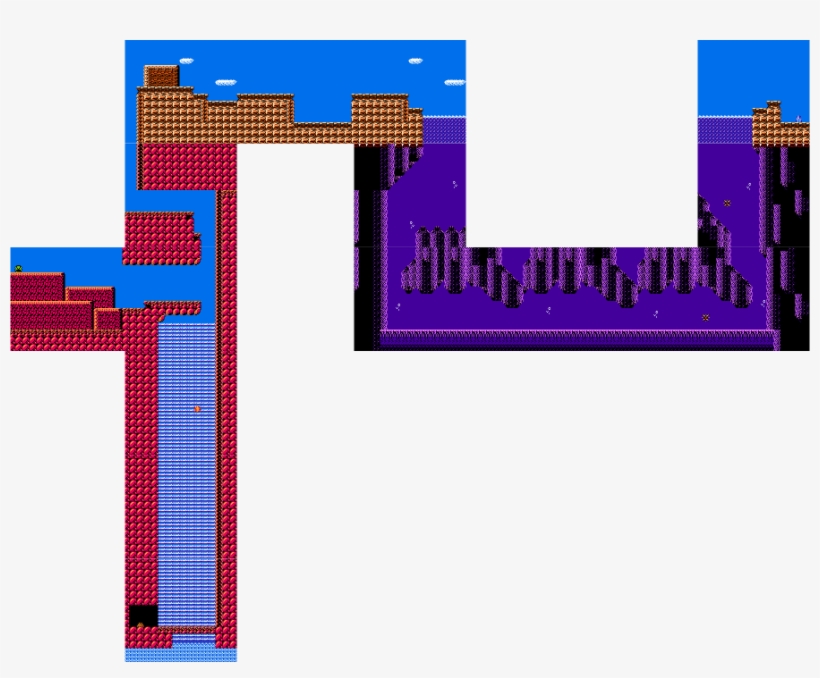 Clash At Demonhead Nes Map Route 37, transparent png #5459316