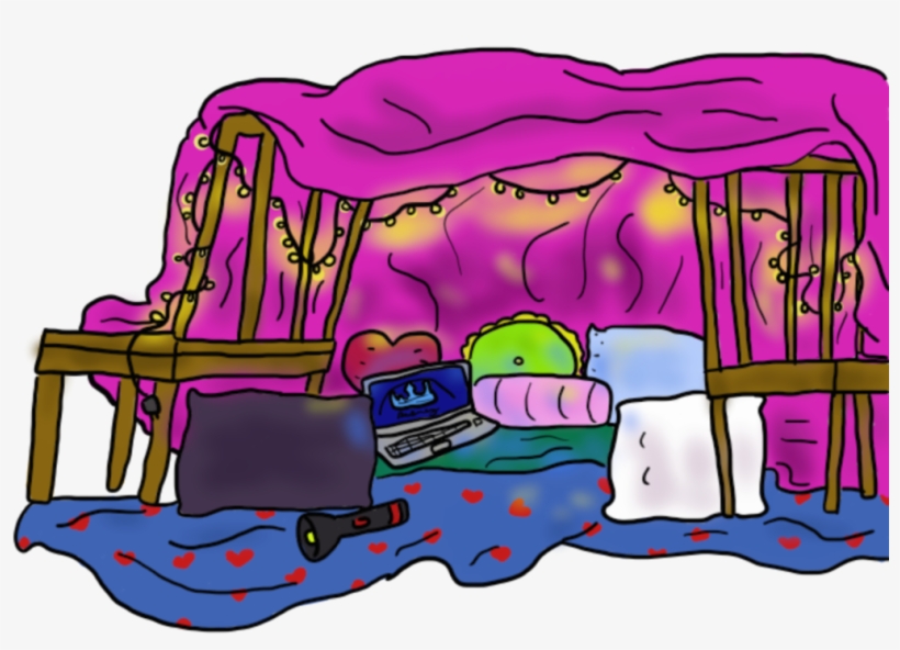 Cartoon Blanket Fort Free Transparent PNG Download PNGkey