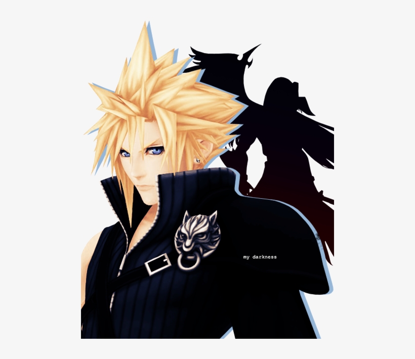 Ice Cream ❤ Kingdom Hearts Games, Kingdom Hearts Ii, - Cloud Strife Kingdom Hearts 2, transparent png #5461150