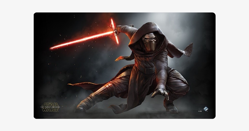 Starwars Playmat Forceawakens Kyloren - Kylo Ren Fantasy Flight, transparent png #5461961
