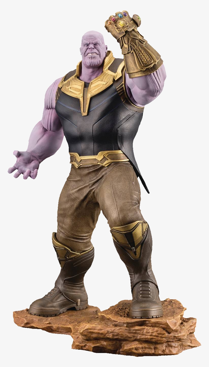 Infinity War Thanos Artfx Statue, transparent png #5462695