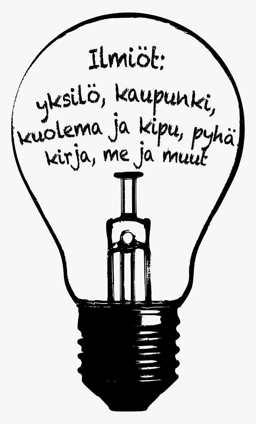 Ilmiot - Light Bulb, transparent png #5462998