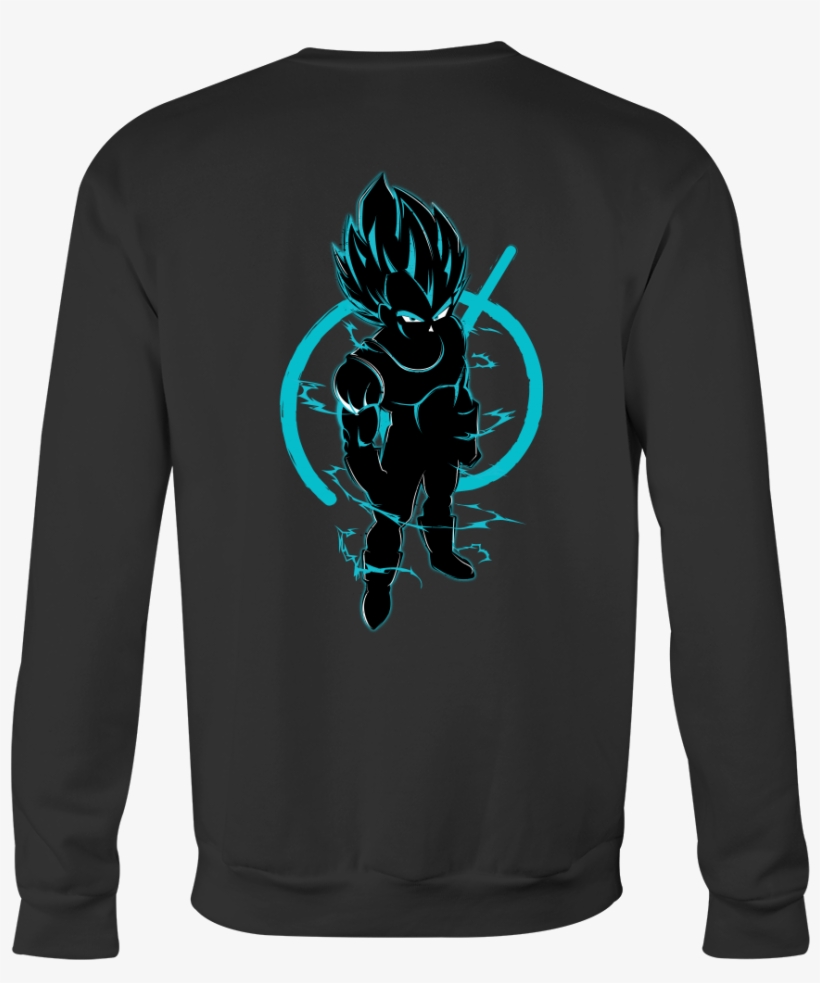 Super Saiyan Vegeta God Sweatshirt T Shirt, transparent png #5463003