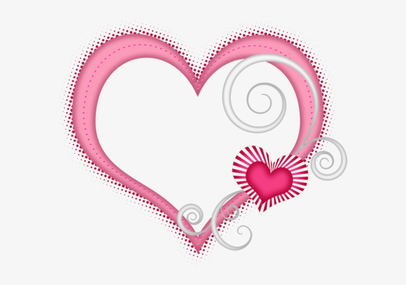 Coeur,tube,png - Peach Heart Png, transparent png #5464056