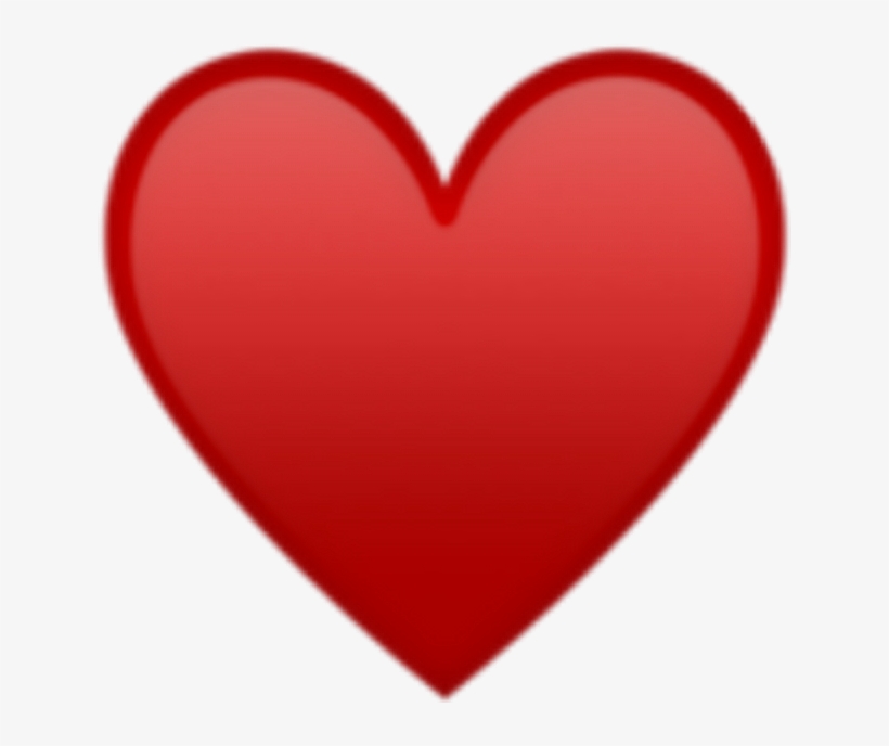 Red Heart Emoji Png, transparent png #5464268