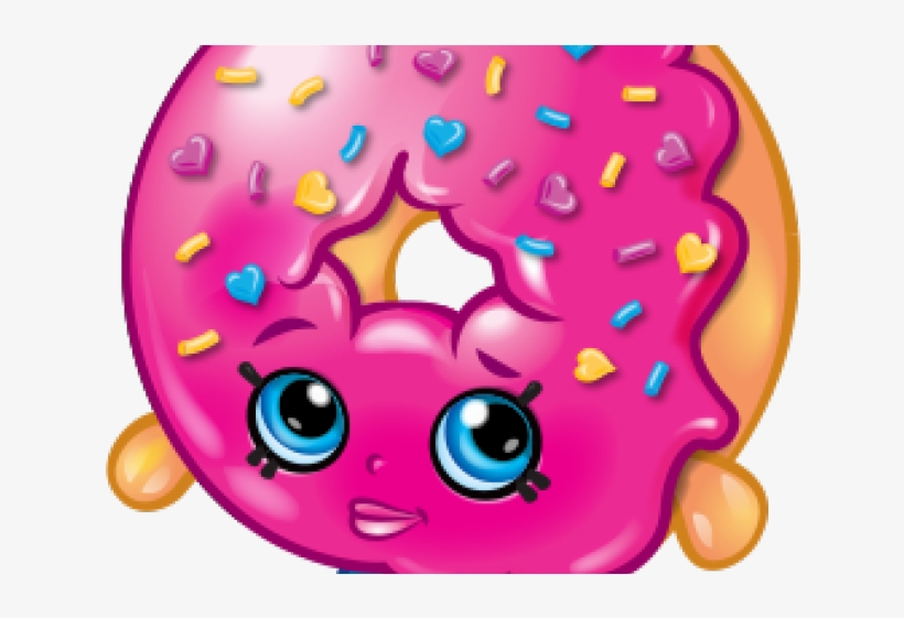Drawn Doughnut Shopkin - D Lish Donut Shopkin, transparent png #5464271