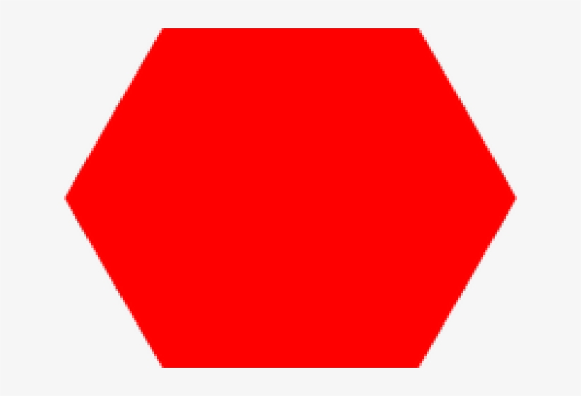 Hexagon Png Transparent Images - Red Hexagon Shape, transparent png #5464339