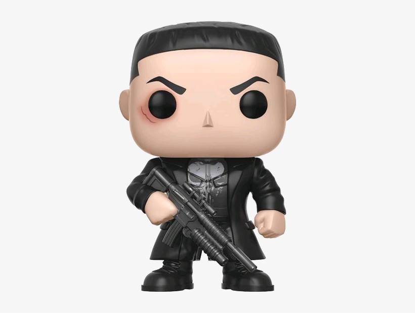 Punisher Pop Vinyl Figure - Funko Pop Punisher, transparent png #5464897