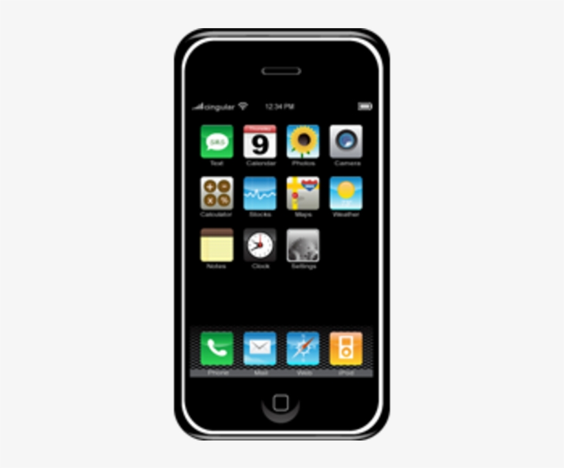 1368299830917888001apple Iphone Icon Hi - Mobile Phone Clipart, transparent png #5465030