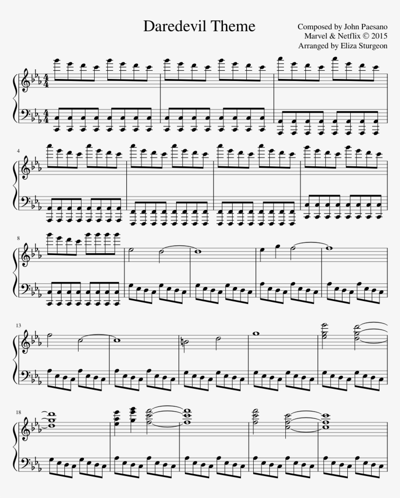 Print - Afire Love Music Sheet, transparent png #5465194