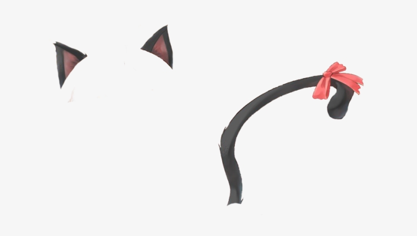 Cat Ears Tail Koshachij Hvost Png Free Transparent Png Download Pngkey - cute kitty ears roblox