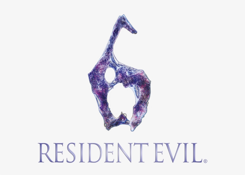 Resident Evil 6 Reveals Official Logo And Finalized - Resident Evil 6 Title, transparent png #5465724