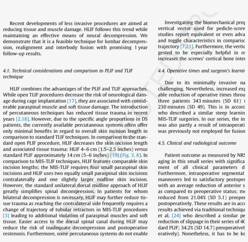 A 30-40 Mm Dorsal Midline Incision Serves For Decompression, - Document, transparent png #5465834