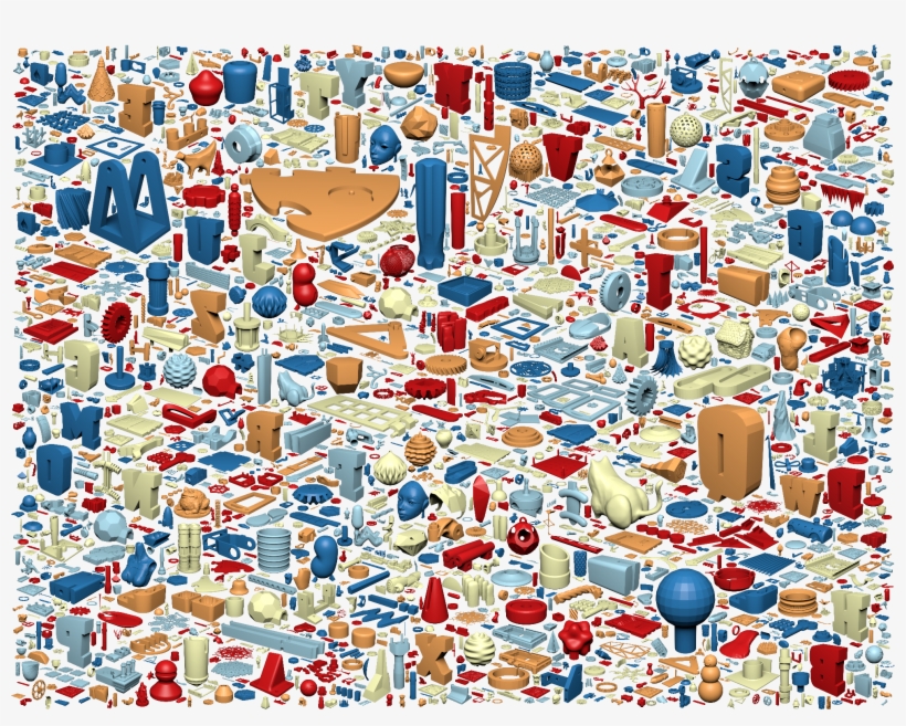 A Dataset Of 10,000 3d-printing Models Qingnan Zhou, - Creative Arts, transparent png #5465952