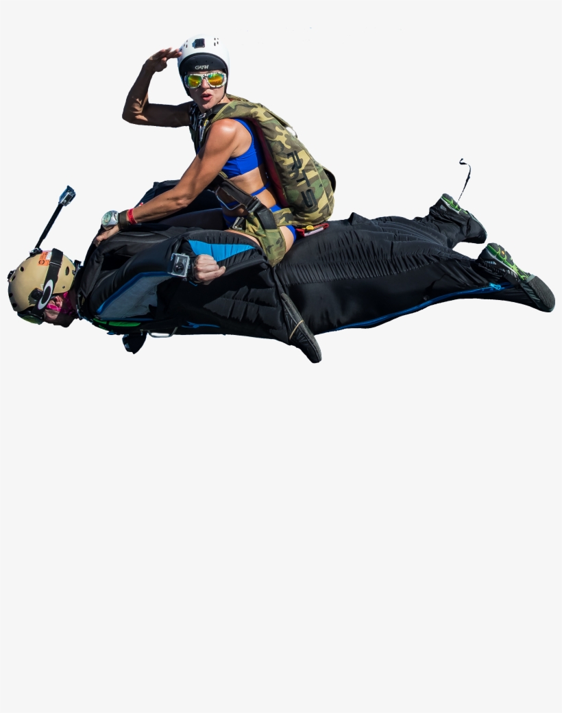 Skydiving Wingsuit Rodeo - Jumping, transparent png #5466478