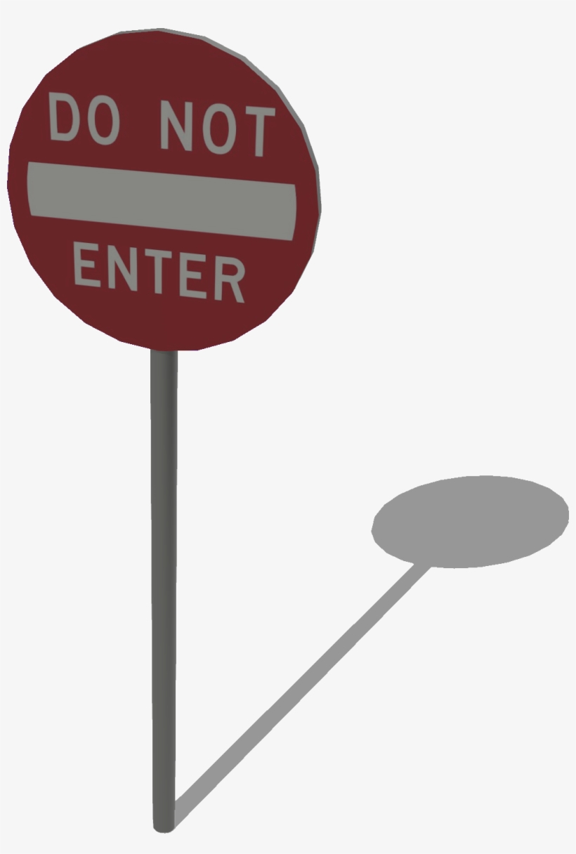 Ordersign - Not Enter Sign, transparent png #5467093