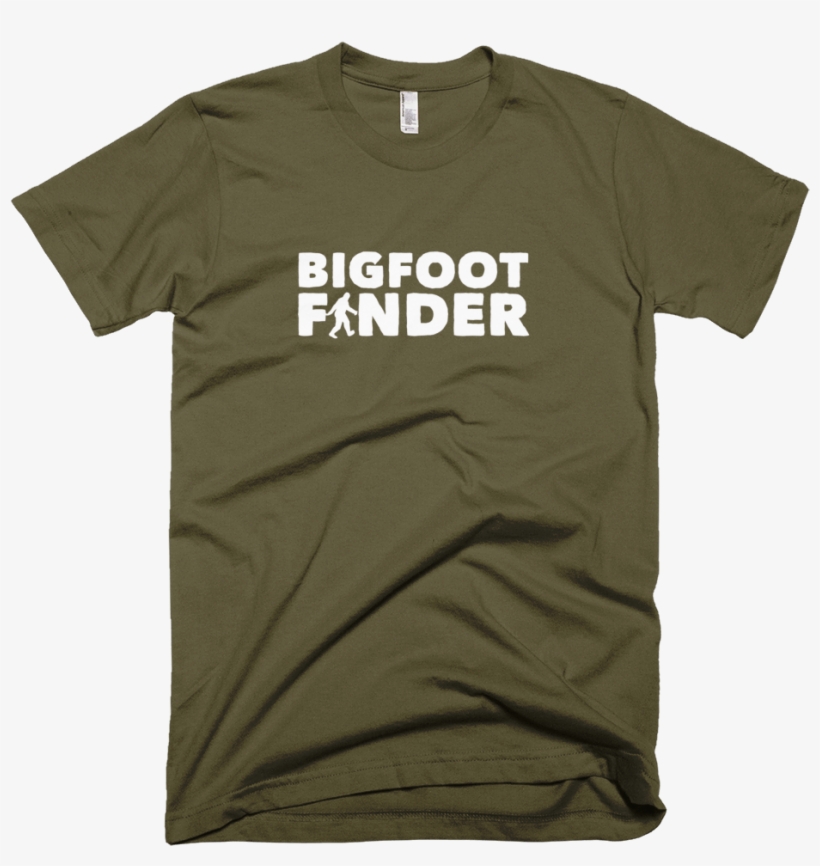 Bigfoot Finder Classic Logo Tee Army - Golden State Warriors T Shirt Logo, transparent png #5467372