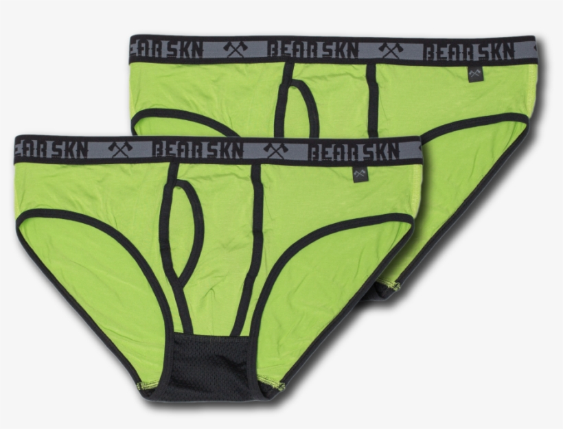 2 Pack - Bamboo Briefs - Greenery, transparent png #5468842