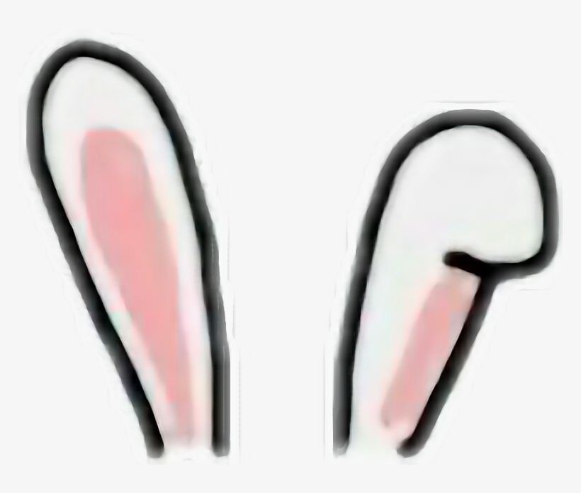 Cute Rabbit Rabbits Rabbitears Ears Bunny Bunnyears, transparent png #5468846