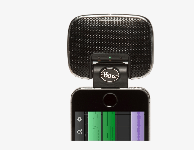 Микрофон Blue Microphones Mikey Digital - Blue Microphones Mikey Digital Lightning Stereo Condenser, transparent png #5469707