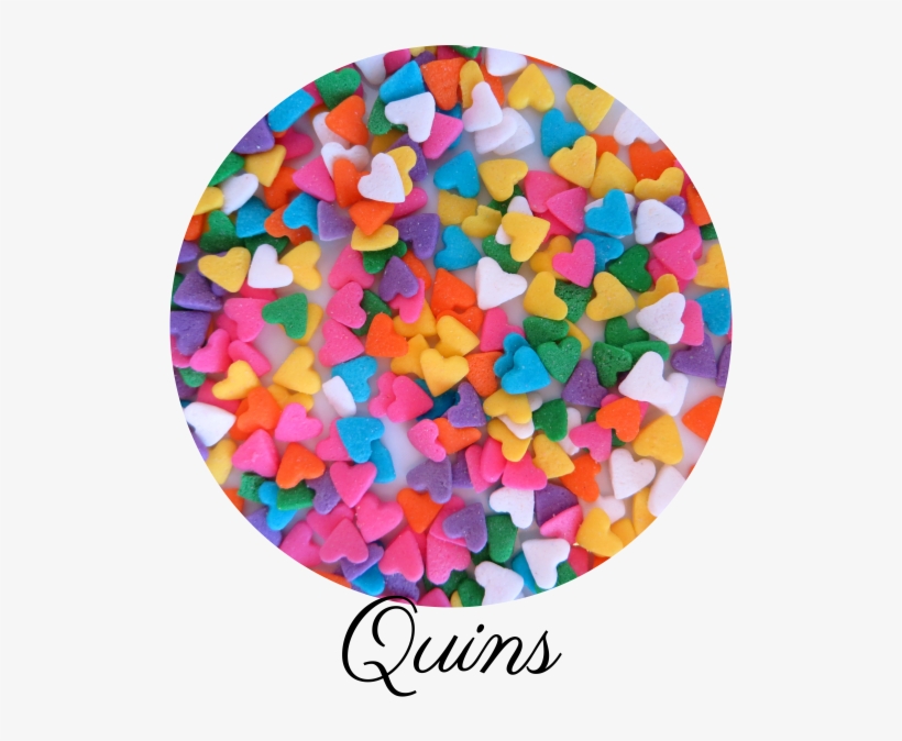 Heart Quin Sprinkles-01 - Circle, transparent png #5470289