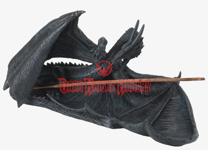 Dragon Wings Incense Burner - False Dragon Incense Burner - 4" X 10", transparent png #5470292