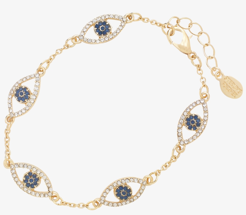 Buy Gold Evil Eye Bracelet, transparent png #5473100
